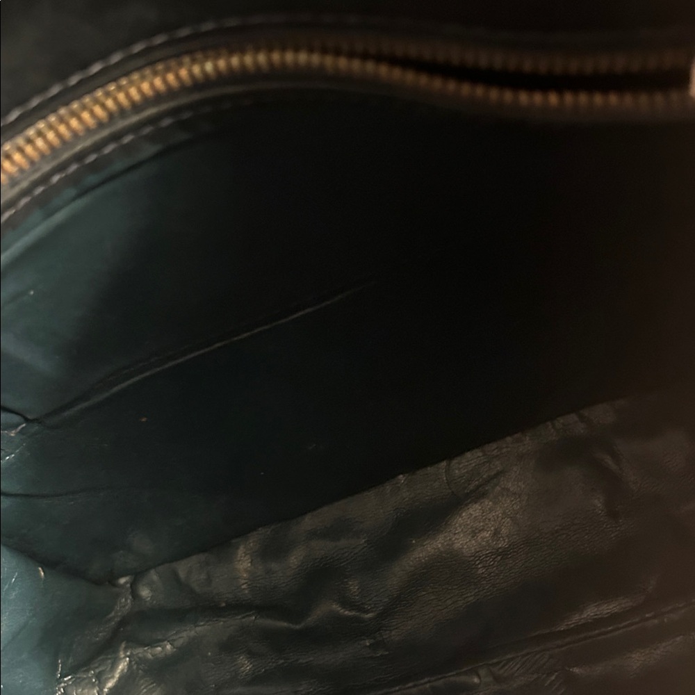 Coach Navy and Tan Signature 'C' Crossbody Bag with Tassel - Picture 7 of 11